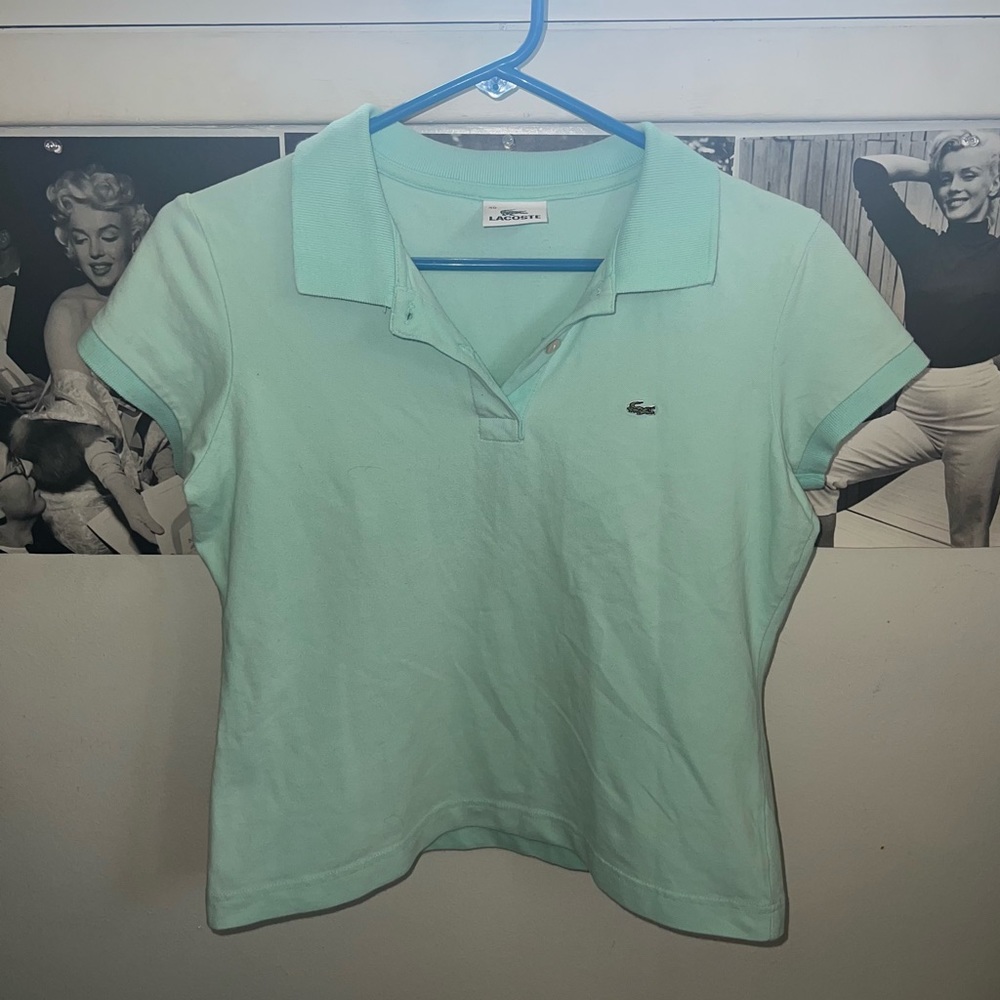 Lacoste Teal Polo 🤍